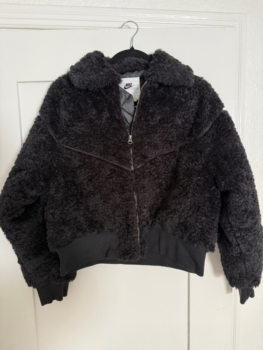 Nike Black Fleece Bomber Jacket